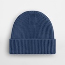 Czapka prążkowana z wywinięciem - Steel Blue