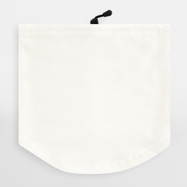 Komin polarowy z recyklingu - Soft White