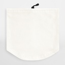 Komin polarowy z recyklingu - Soft White