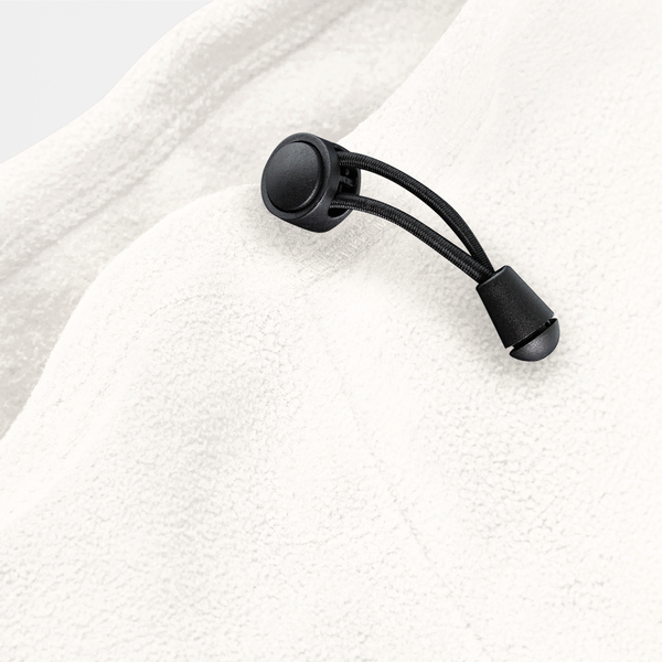 Komin polarowy z recyklingu - Soft White