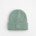 Dziecięca czapka beanie z głębokim podwinięciem - Dusty Green 