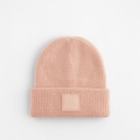 Dziecięca czapka beanie z głębokim podwinięciem - Peach 