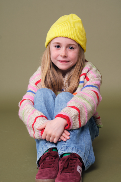 Dziecięca czapka beanie - Lemon 