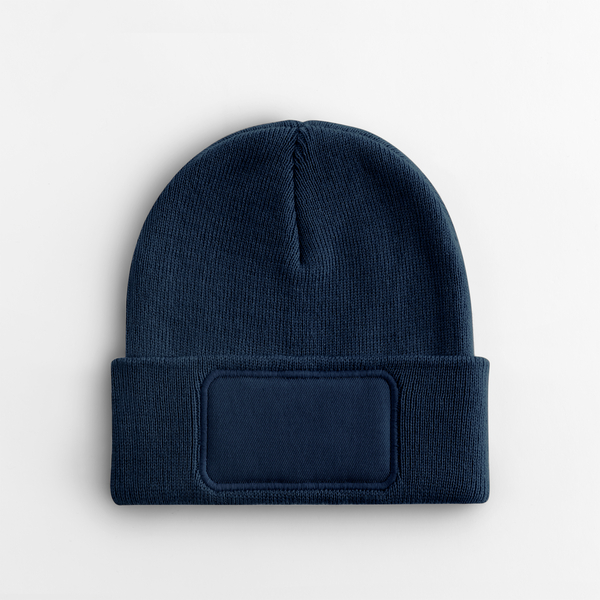 Dziecięca czapka beanie z naszywką - French Navy 