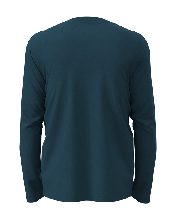 Koszulka klasyczna z długim rękawem - Navy Blue