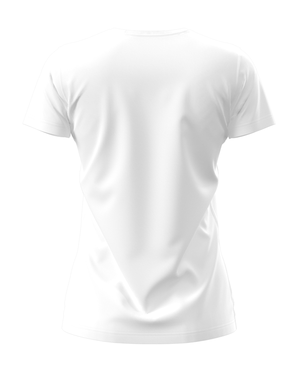 Koszulka damska bawełniana z krótkim rękawem - White