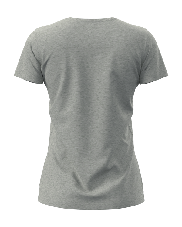 Koszulka damska bawełniana z krótkim rękawem - Grey Heather