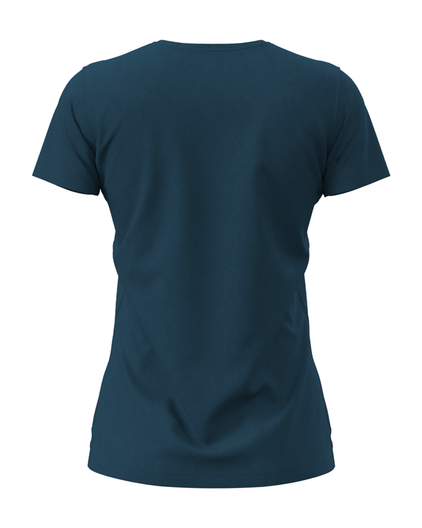 Koszulka damska bawełniana z krótkim rękawem - Navy Blue