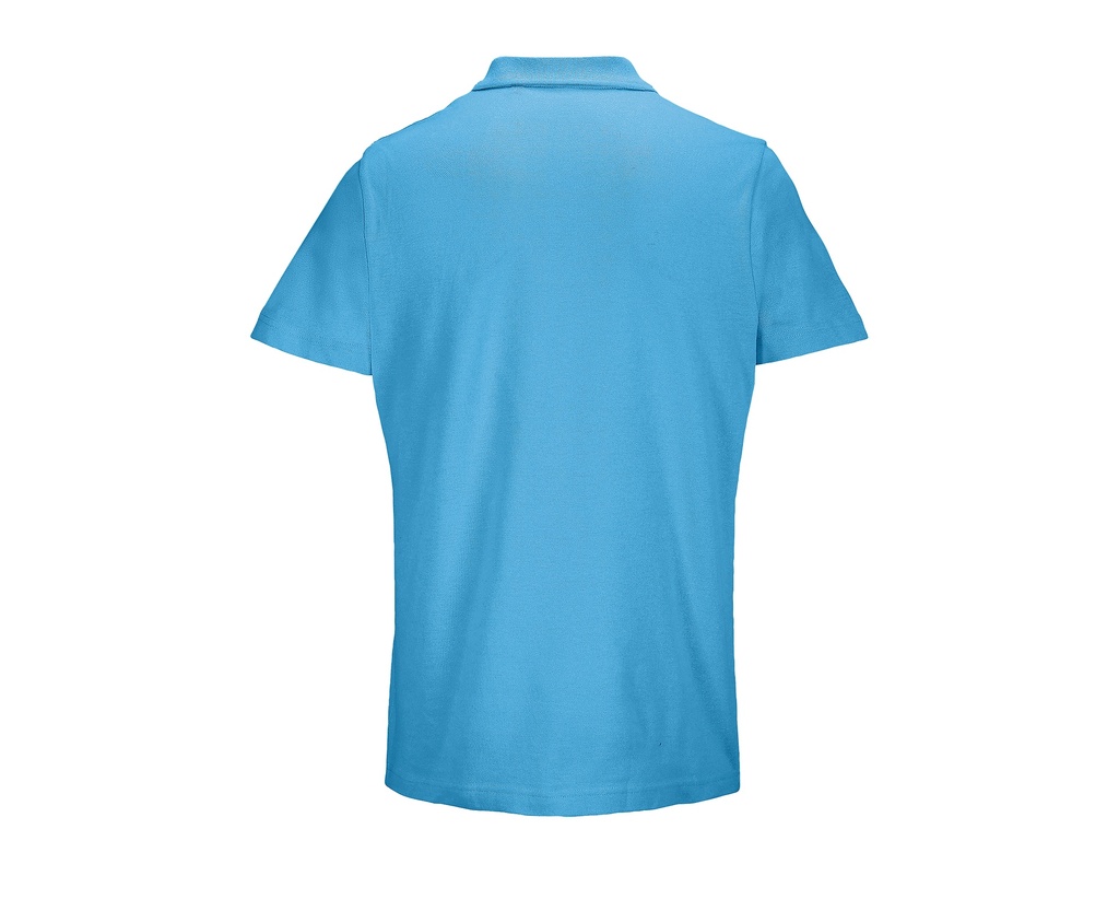 Koszulka polo unisex z krótkim rękawem - Aqua