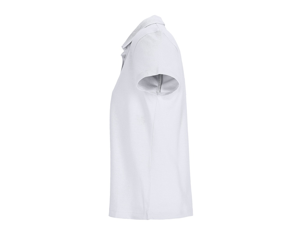 Damska koszulka polo z krótkim rękawem - White