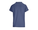 Damska koszulka polo z krótkim rękawem - Denim