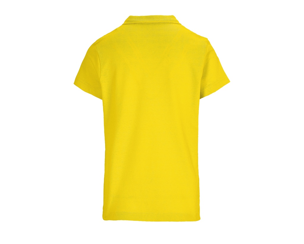 Damska koszulka polo z krótkim rękawem - Gold