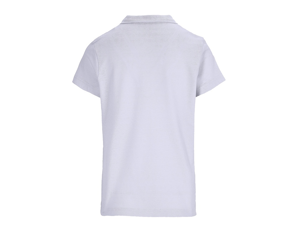 Damska koszulka polo z krótkim rękawem - Lilac