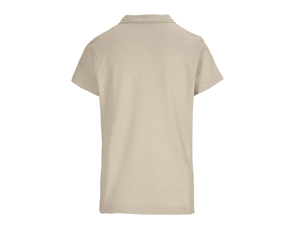 Damska koszulka polo z krótkim rękawem - Linen