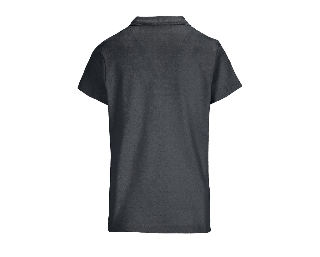 Damska koszulka polo z krótkim rękawem - Mouse Grey (Solid)