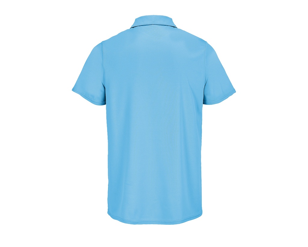 Koszulka Polo Slim z Recyklingu – Krótki Rękaw - Aqua