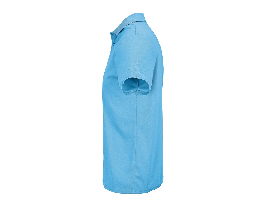 Koszulka Polo Slim z Recyklingu – Krótki Rękaw - Aqua