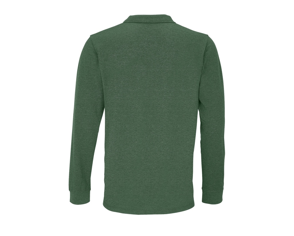 Koszulka Polo Unisex z Długim Rękawem - Bottle Green