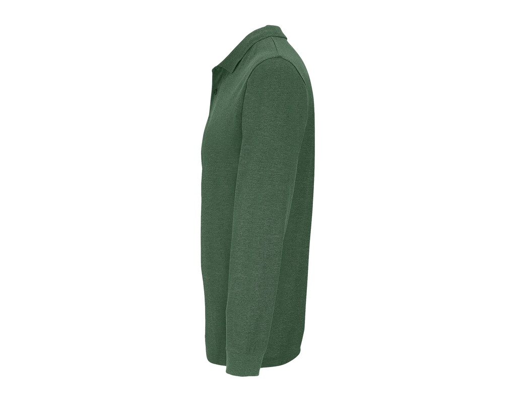 Koszulka Polo Unisex z Długim Rękawem - Bottle Green