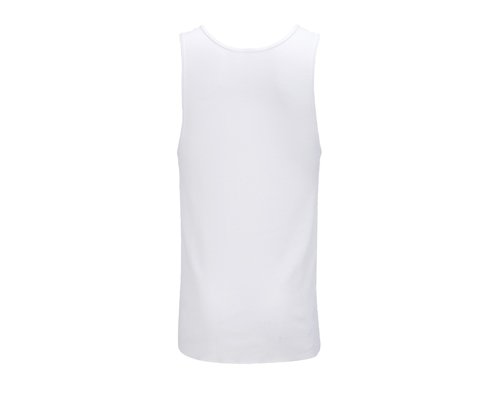 Tank top slim bez rękawów - White