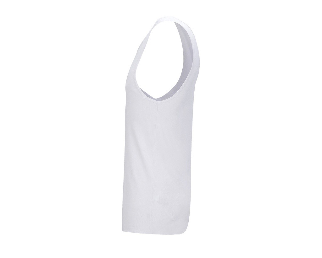 Tank top slim bez rękawów - White