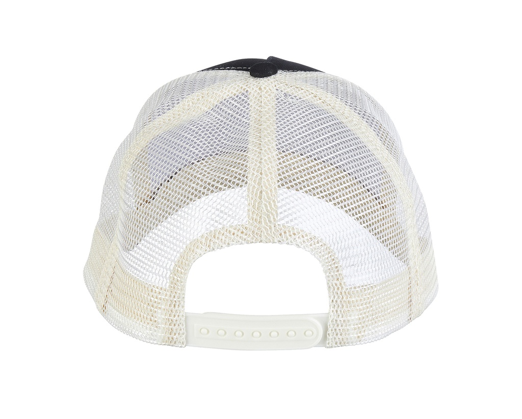 Czapka pięciopanelowa z regulacją - Black & Off White