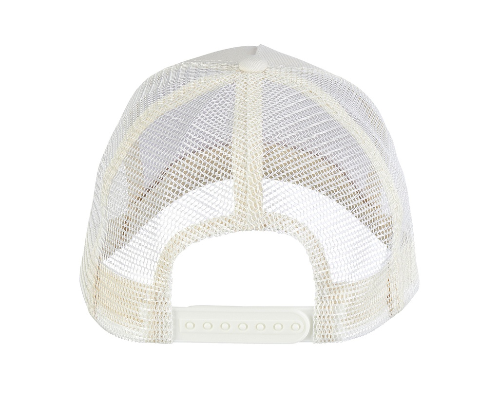 Czapka pięciopanelowa z regulacją - Off White