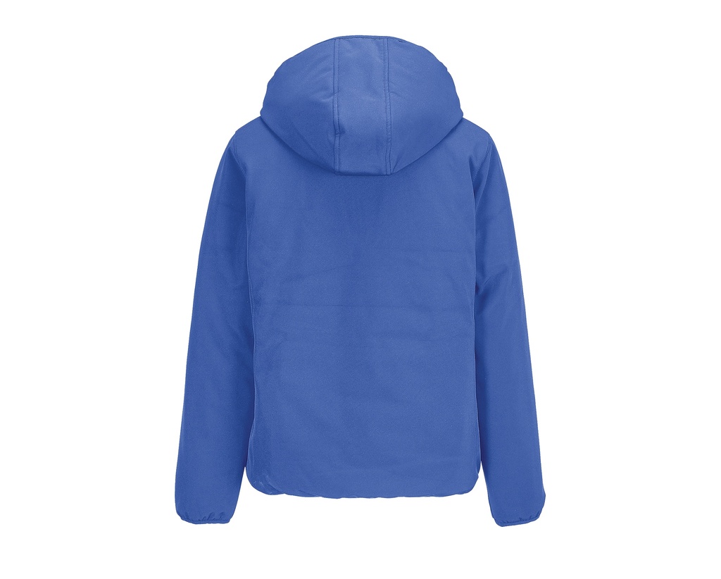 Damska pikowana kurtka softshellowa z kapturem - Royal Blue 241