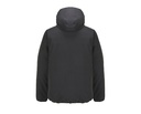 Męska pikowana kurtka softshellowa z kapturem - Black