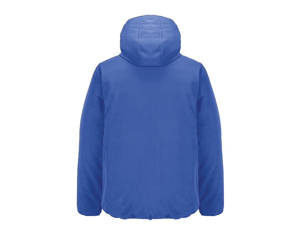 Męska pikowana kurtka softshellowa z kapturem - Royal Blue 241