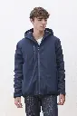 Męska pikowana kurtka softshellowa z kapturem - Royal Blue 241