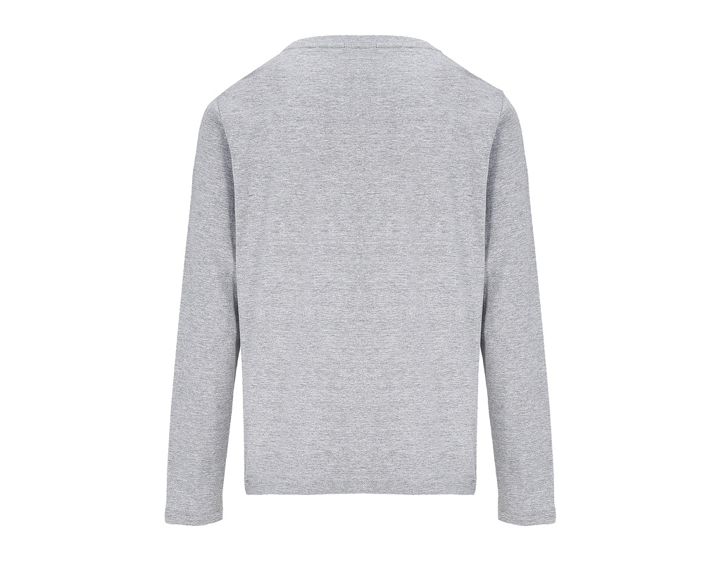 Damska koszulka z długim rękawem - Grey Melange