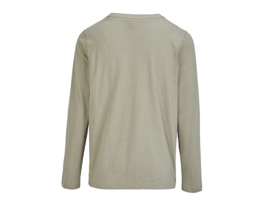 Damska koszulka z długim rękawem - Khaki