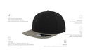 Czapka Snap Back - Black & Grey