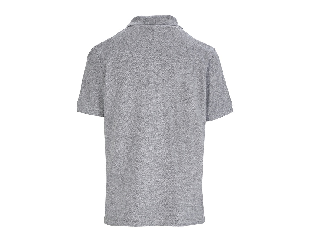 Damska koszulka polo z krótkim rękawem - Grey Melange