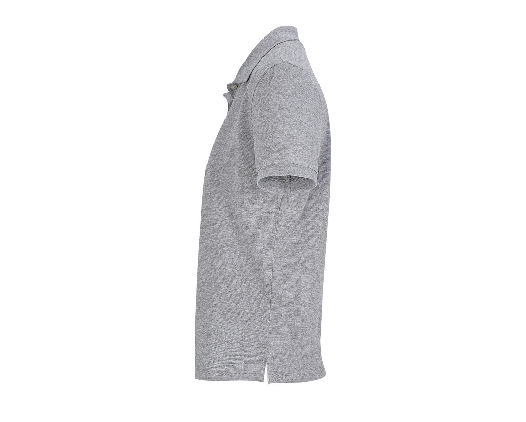 Damska koszulka polo z krótkim rękawem - Grey Melange