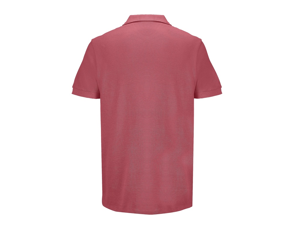 Koszulka polo unisex z krótkim rękawem - Folk Pink