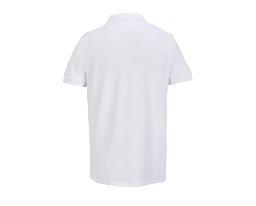 Koszulka polo unisex z krótkim rękawem - White