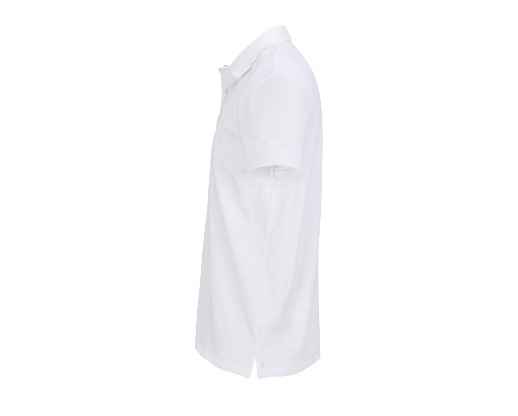 Koszulka polo unisex z krótkim rękawem - White