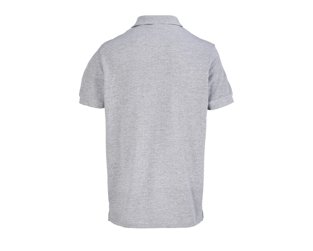 Koszulka polo unisex z krótkim rękawem - Grey Melange