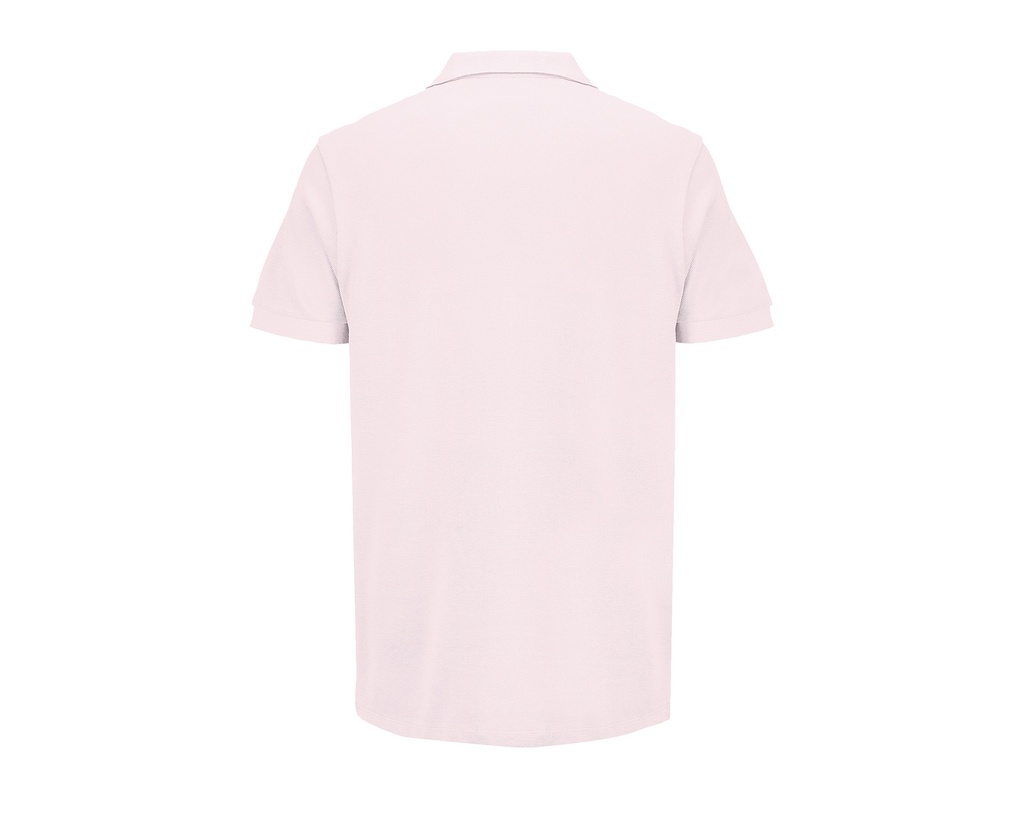 Koszulka polo unisex z krótkim rękawem - Pale Pink