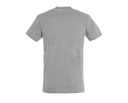 Koszulka klasyczna z krótkim rękawem - Grey Melange