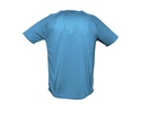 Koszulka sportowa męska z raglanowym rękawem - Aqua