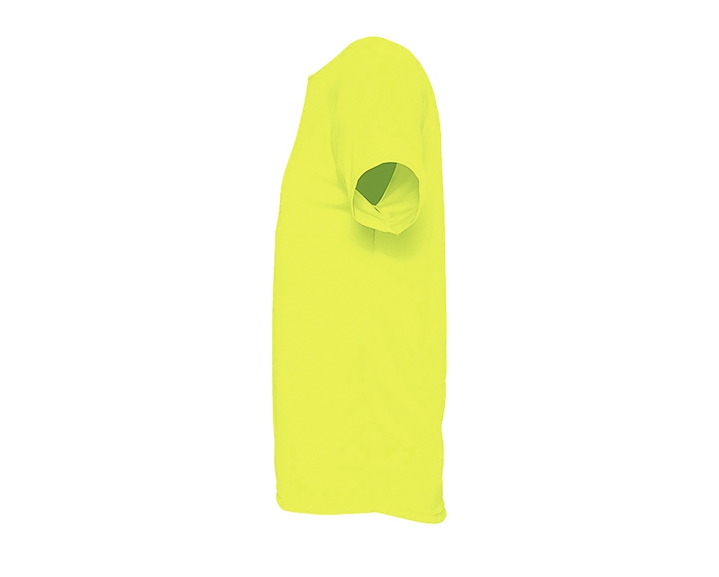 Koszulka sportowa męska z raglanowym rękawem - Neon Yellow