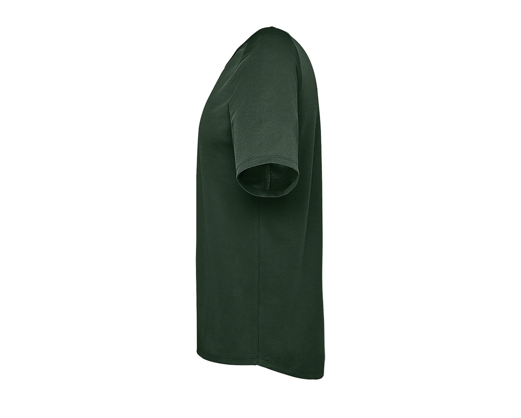 Koszulka sportowa męska z raglanowym rękawem - Forest Green