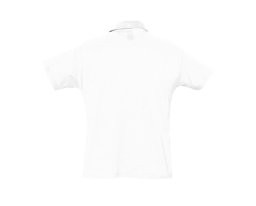 Koszulka polo klasyczna z krótkim rękawem - White