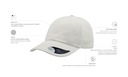 Czapka baseballowa Dad Hat - White