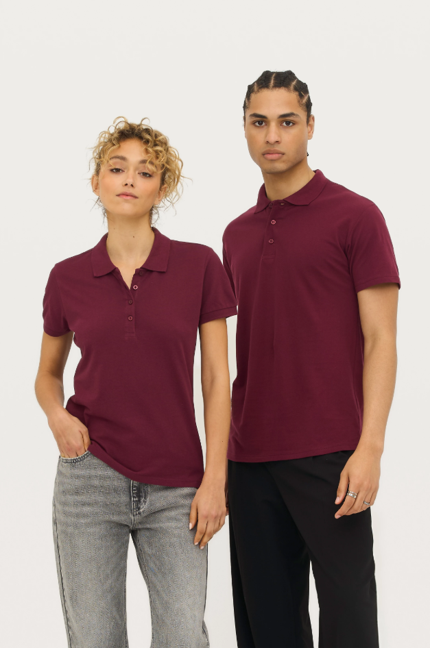 Koszulka polo klasyczna z krótkim rękawem - Grey Melange