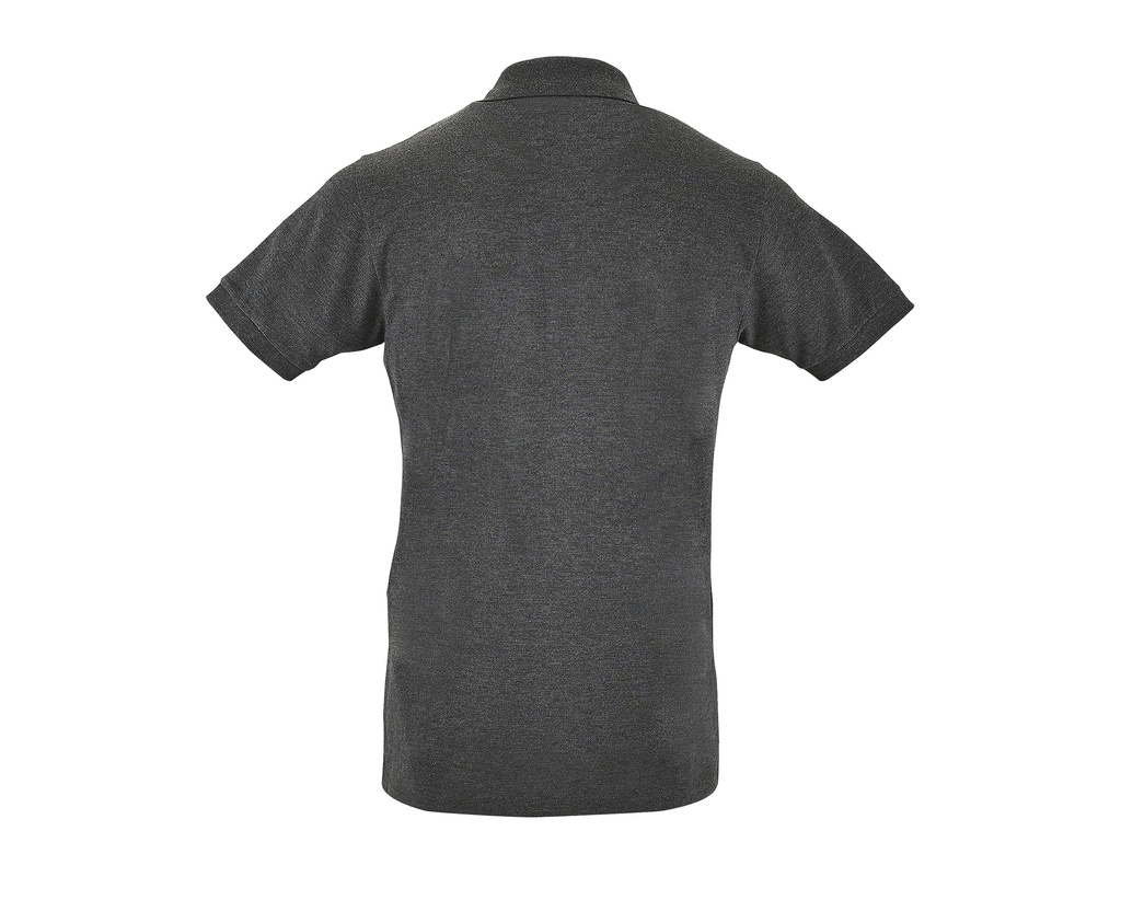 Męska Koszulka Polo Klasyczna - Charcoal Melange