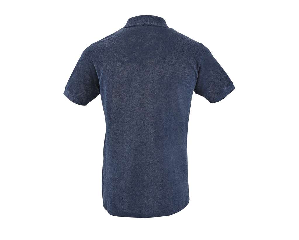 Męska Koszulka Polo Klasyczna - Heather Denim